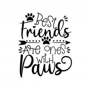 Best friends are ones with paws